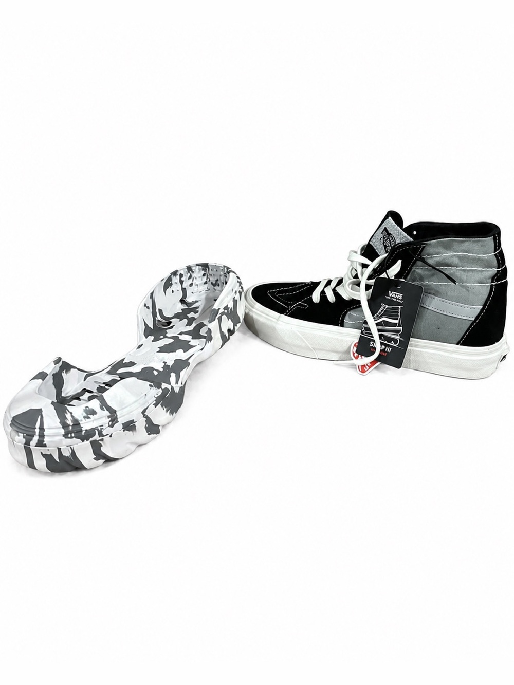 VANS SK8-Hi Tapered Modular MOON ROCKS BLACK SHOES  Men 5.5